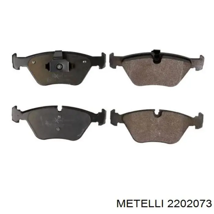 2202073 Metelli Колодки передние