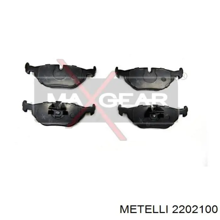 Задние тормозные колодки 2202100 Metelli