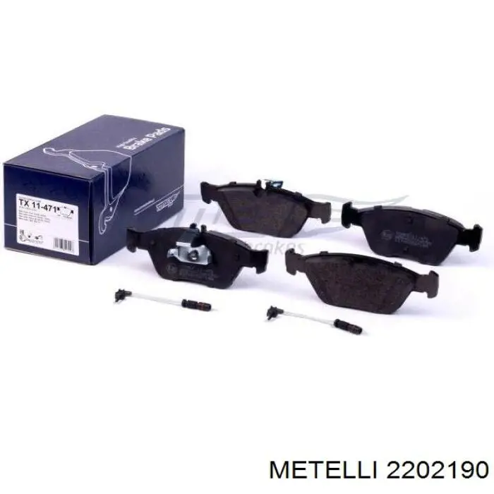 Тормозные колодки Metelli 2202190