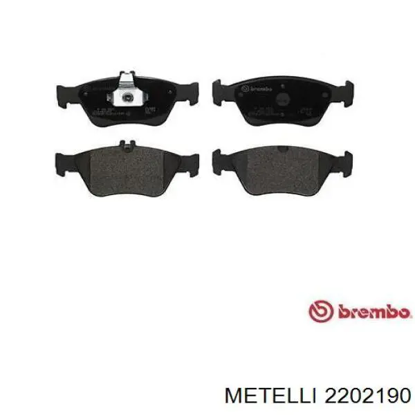 Купить 2202190 Metelli Колодки тормозные