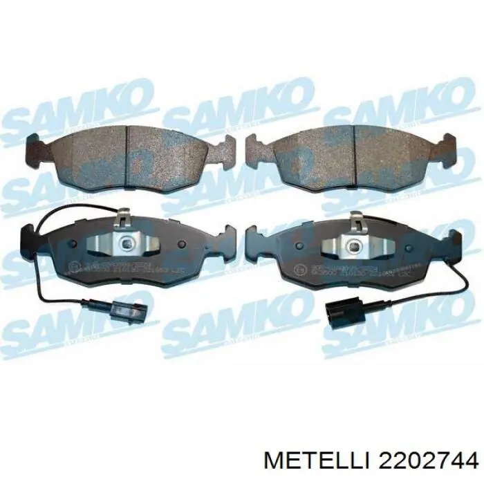 Купить 2202744 Metelli Колодки тормозные