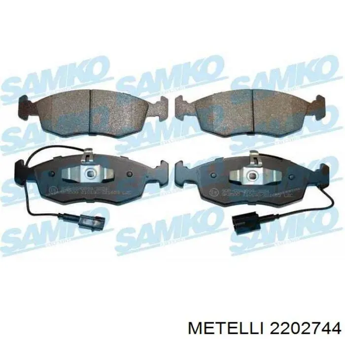 Купить 2202744 Metelli Колодки тормозные