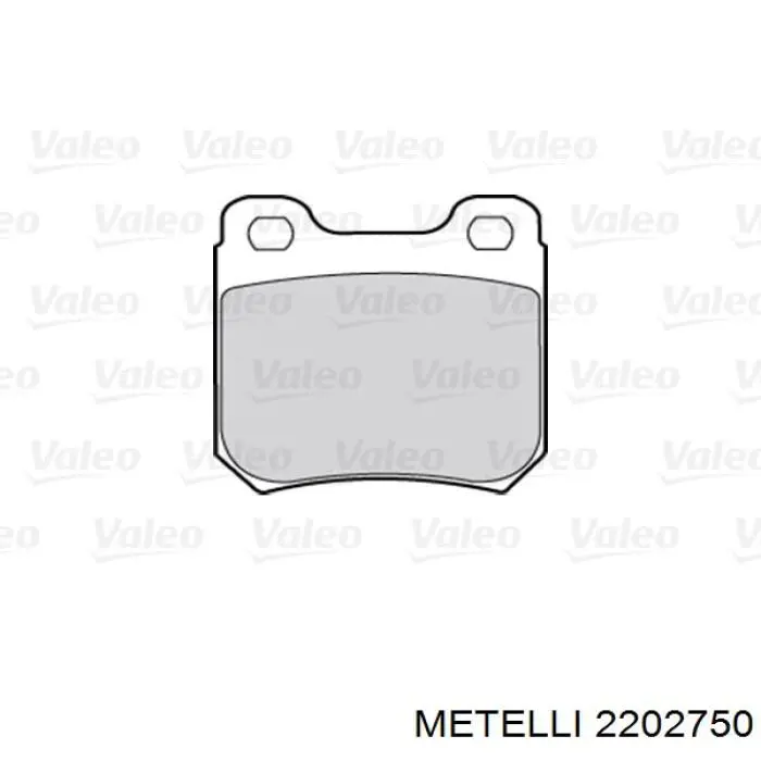 Колодки дисковые  Metelli 2202750 цена, от 14.11 USD