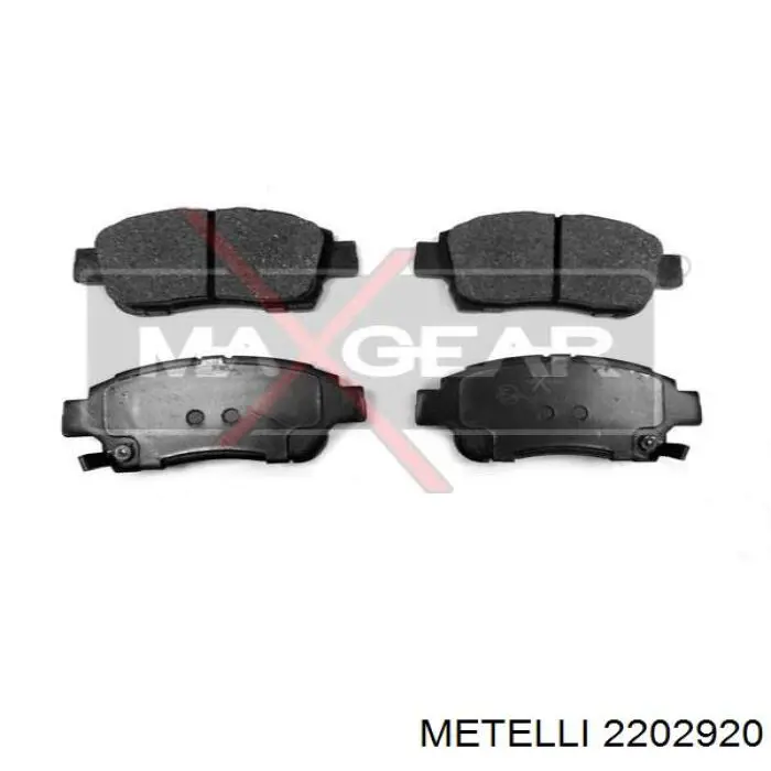 Колодки Metelli 2202920 цена, от 16.26 USD