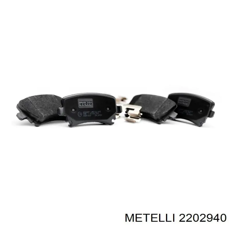 Колодки гальмівні передні, дискові 2202940 Metelli