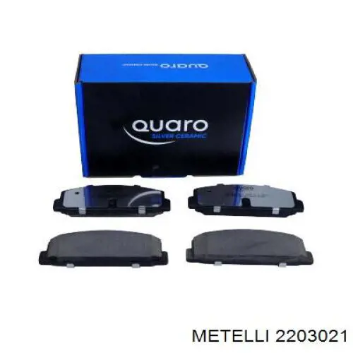 Задние тормозные колодки 2203021 Metelli