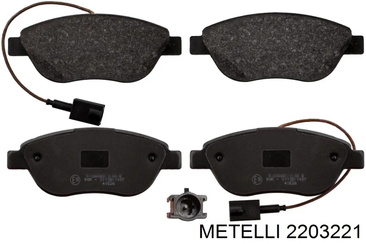 Колодки Metelli 2203221 цена, от 17.58 USD