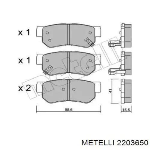 2203650 Metelli