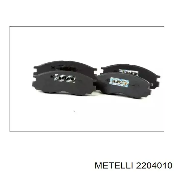 Купить 2204010 Metelli Колодки тормозные