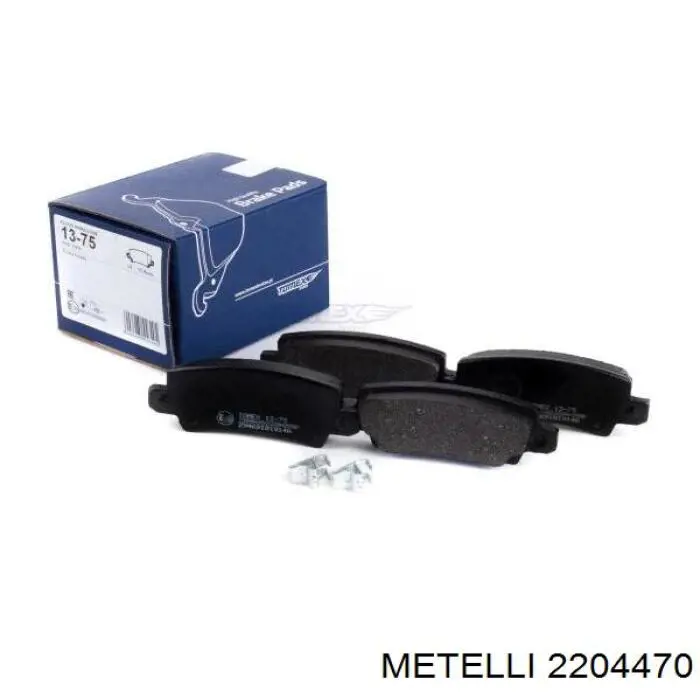 Задние тормозные колодки 2204470 Metelli
