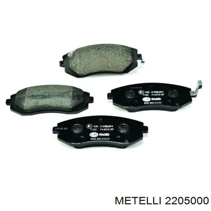 Передние тормозные колодки 2205000 Metelli