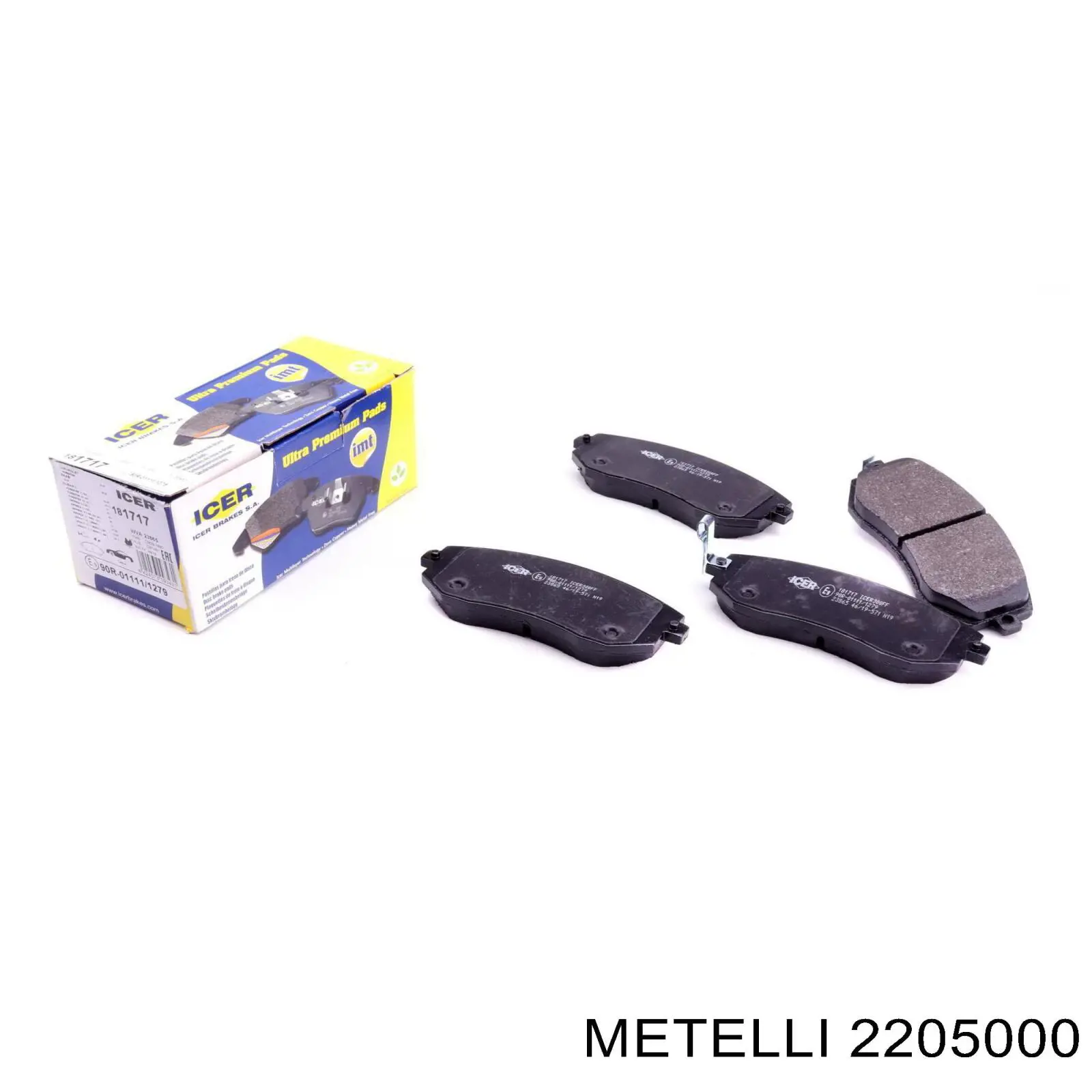 Колодки Metelli 2205000 цена, от 23.54 USD