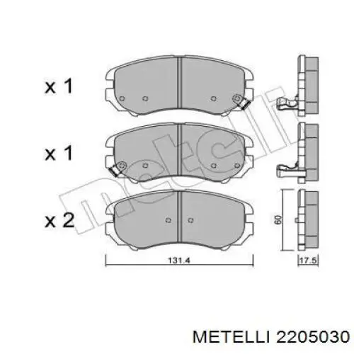 2205030 Metelli