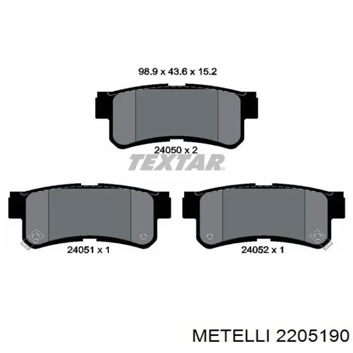 2205190 Metelli