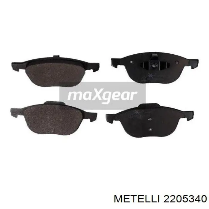 Колодки Metelli 2205340 цена, от 22.46 USD