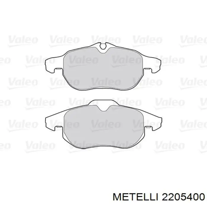 Колодки Metelli 2205400 цена, от 30.00 USD
