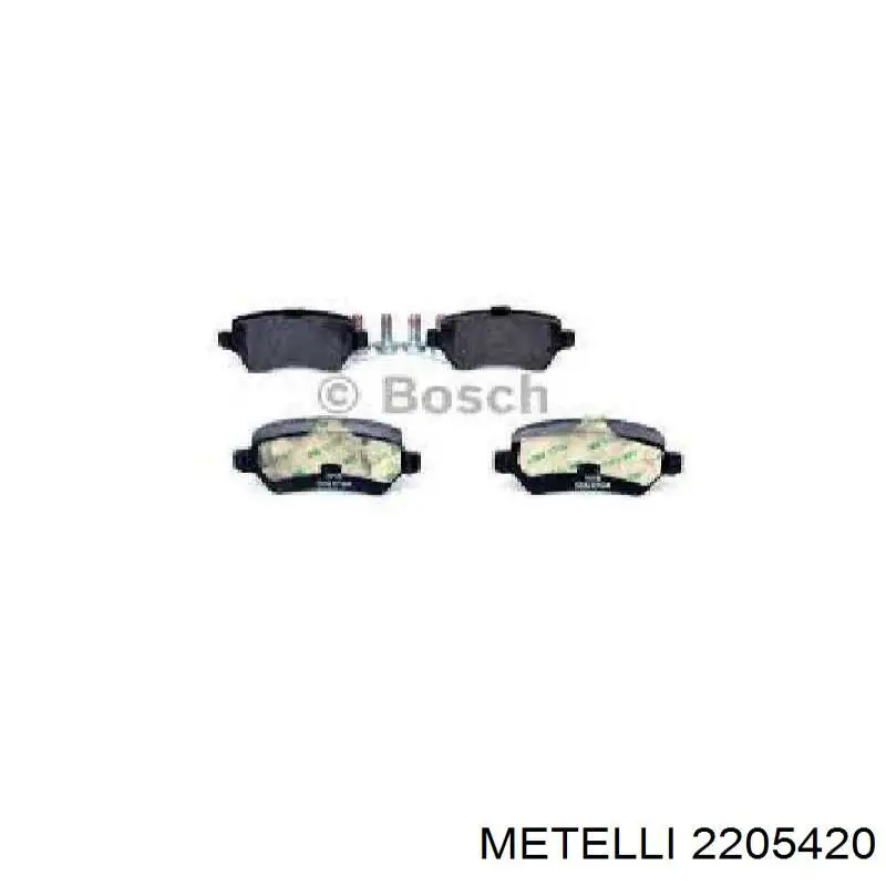 Колодки дисковые  Metelli 2205420 цена, от 15.74 USD