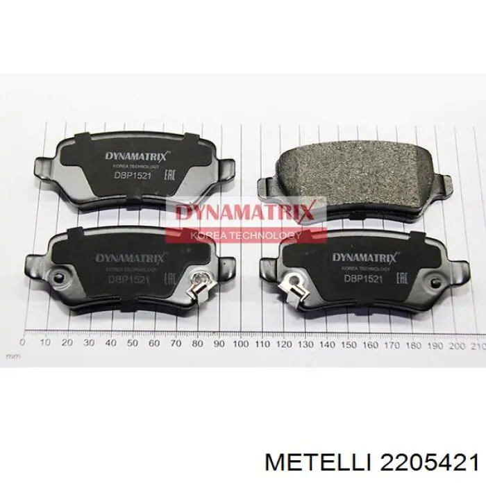 Колодки дисковые  Metelli 2205421 цена, от 16.14 USD