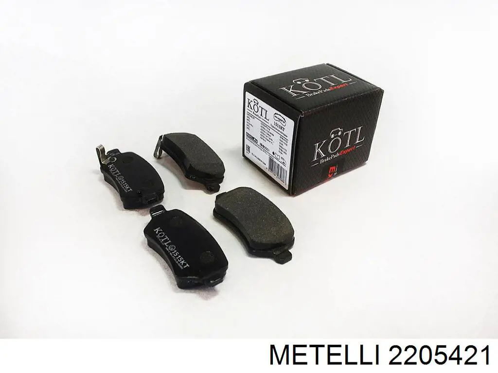 Колодки дисковые  Metelli 2205421 цена, от 16.14 USD