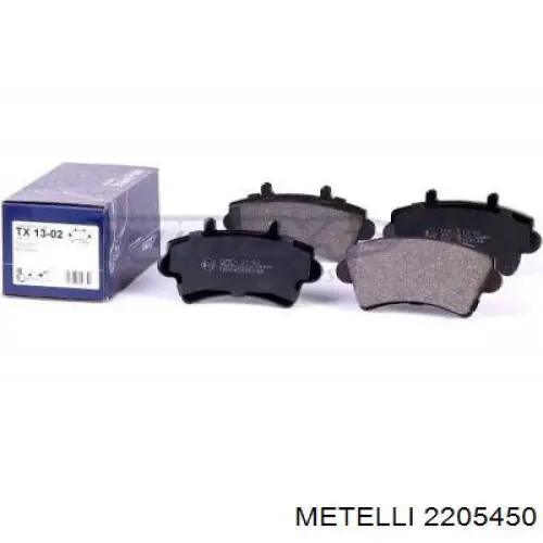 2205450 Metelli Колодки передние