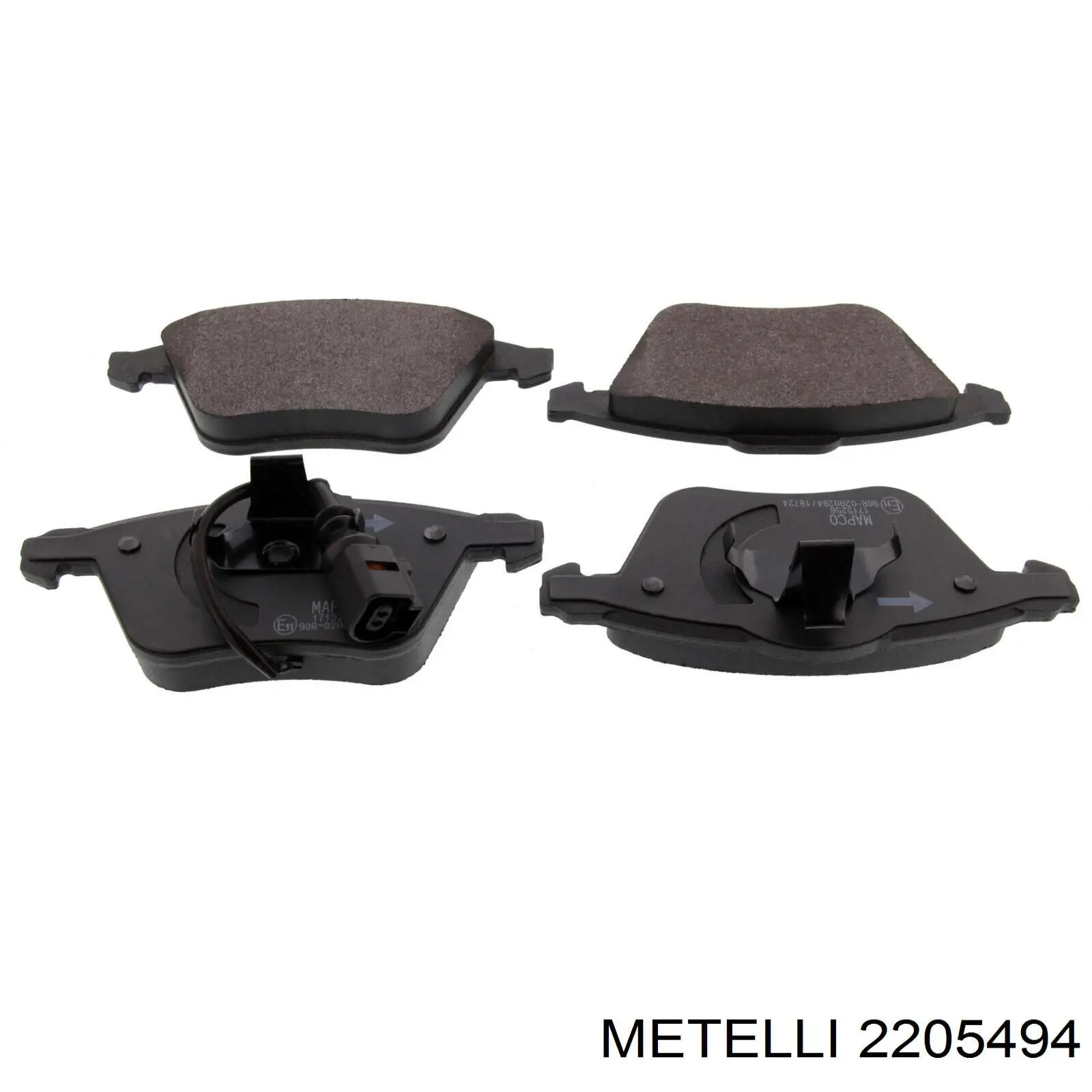 Тормозные колодки Metelli 2205494
