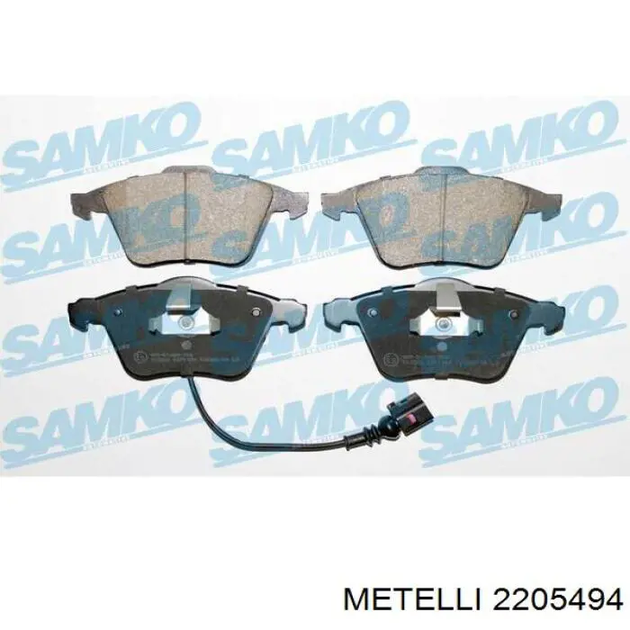 Купить 2205494 Metelli Колодки тормозные