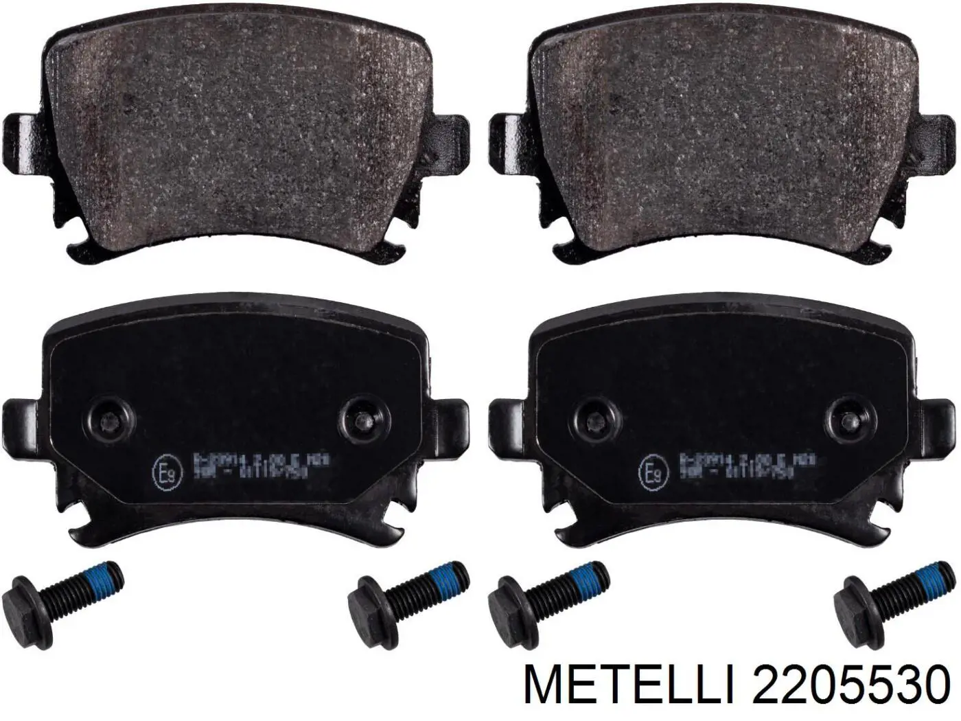 Колодки дисковые  Metelli 2205530 цена, от 17.95 USD
