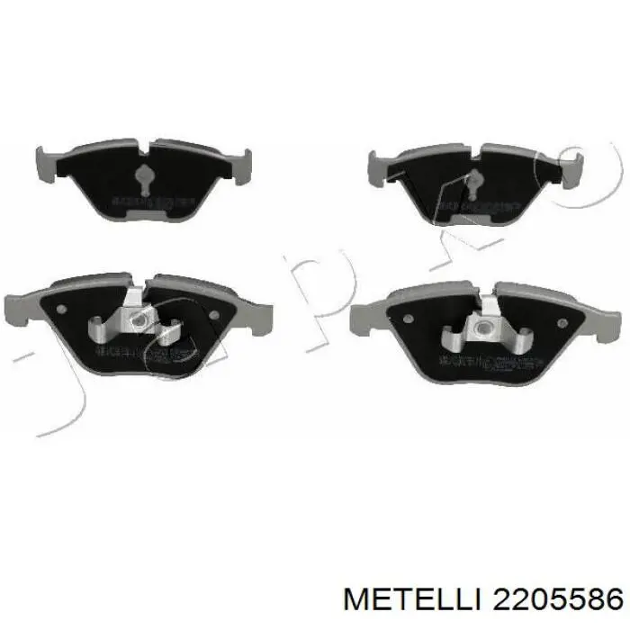 2205586 Metelli Колодки передние