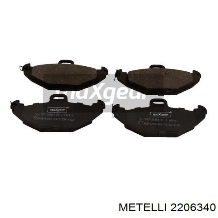 Колодки дисковые  Metelli 2206340 цена, от 19.95 USD