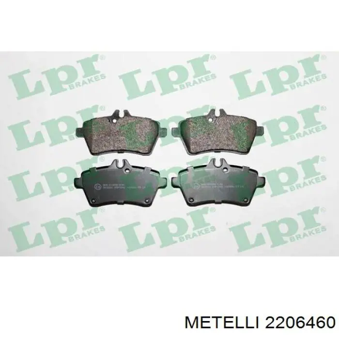 Колодки Metelli 2206460 цена, от 23.38 USD