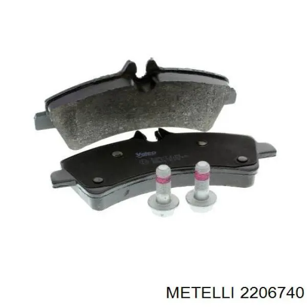 Задние дисковые колодки Metelli 2206740