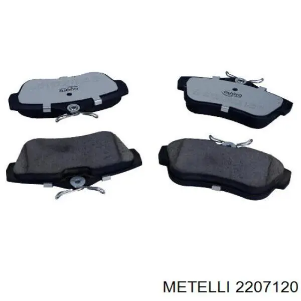 Задние дисковые колодки Metelli 2207120