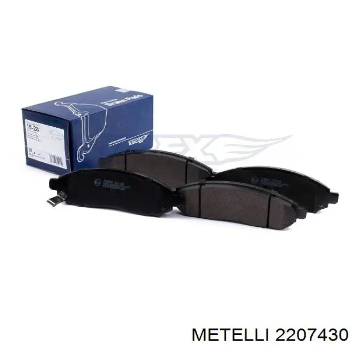 Передние тормозные колодки 2207430 Metelli