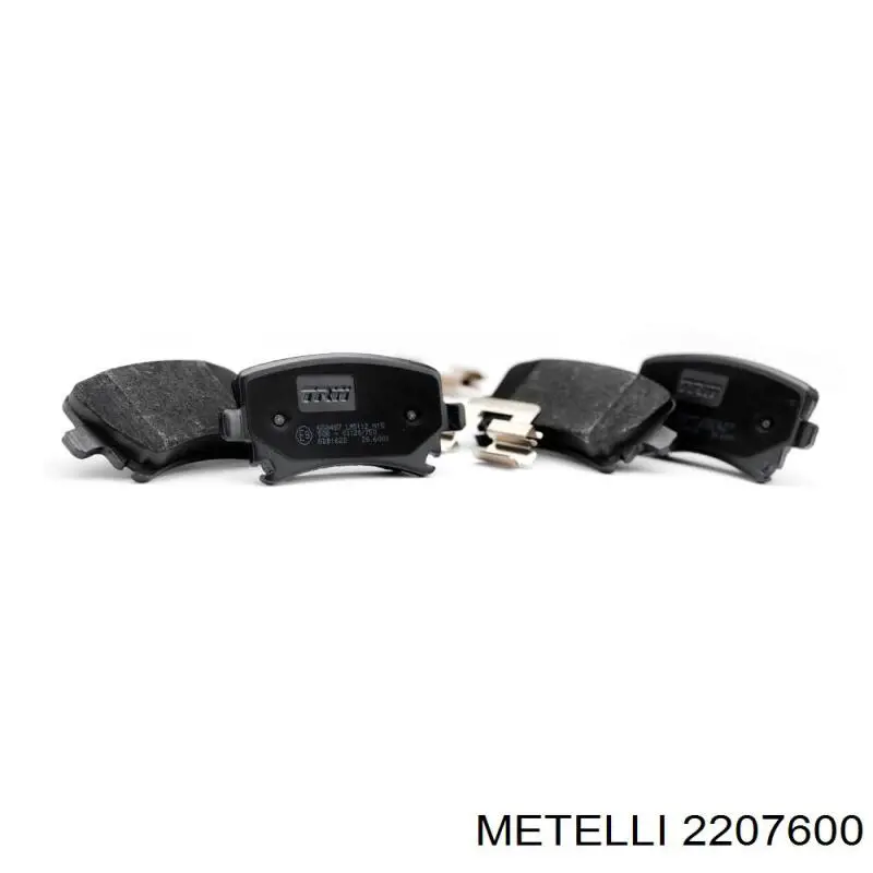 2207600 Metelli Колодки передние