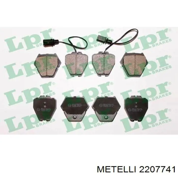 Тормозные колодки Metelli 2207741