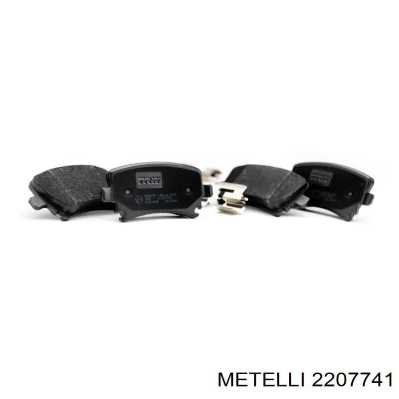 Передние тормозные колодки 2207741 Metelli