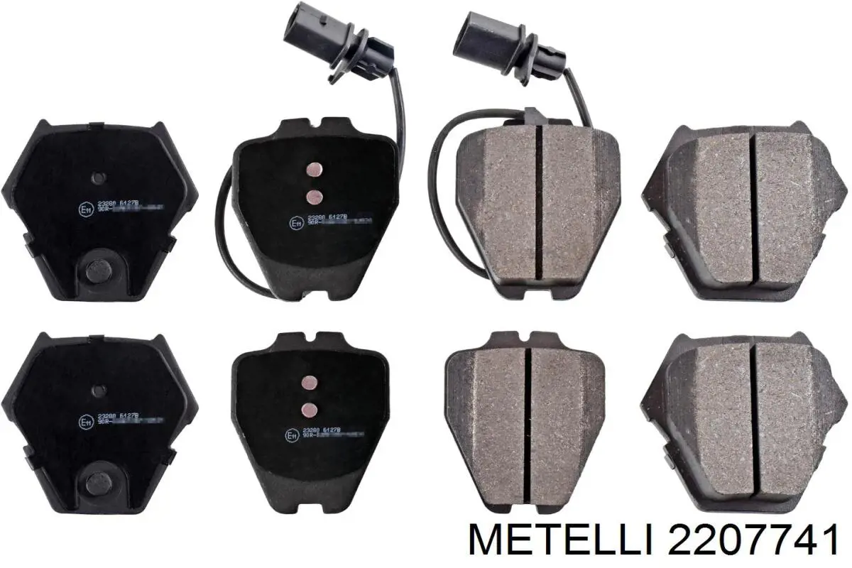 Купить 2207741 Metelli Колодки тормозные