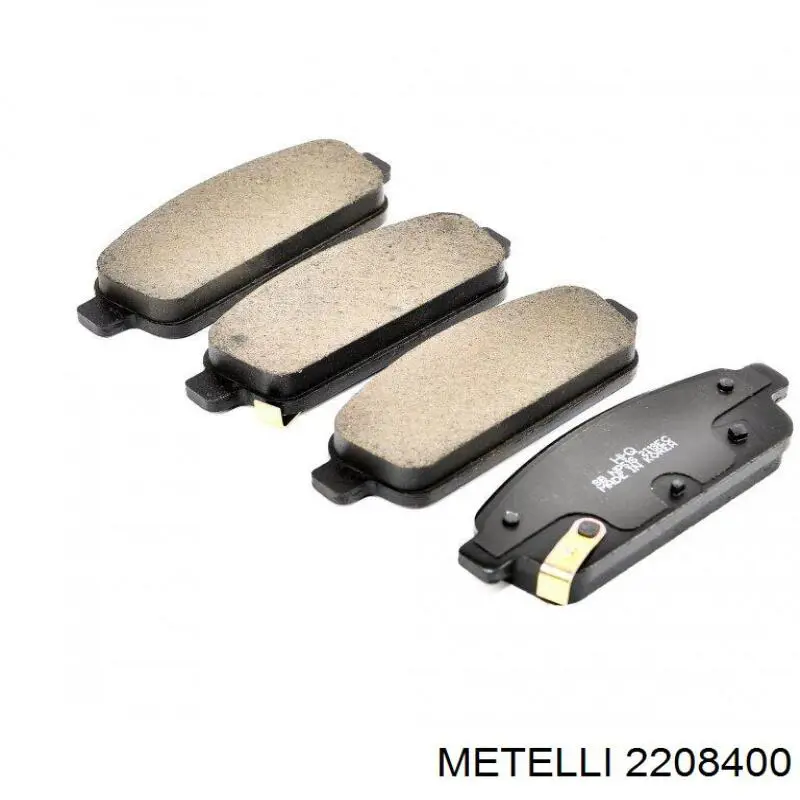 Колодки дисковые  Metelli 2208400 цена, от 21.14 USD