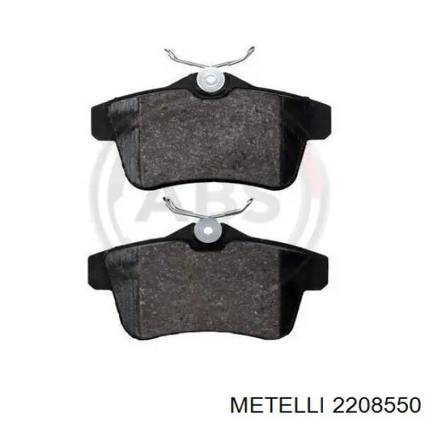 2208550 Metelli Колодки тормозные дисковые комплект