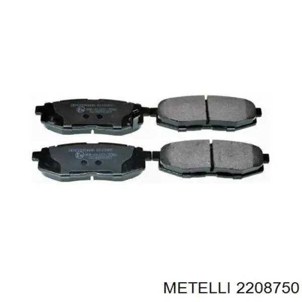 Задние тормозные колодки 2208750 Metelli
