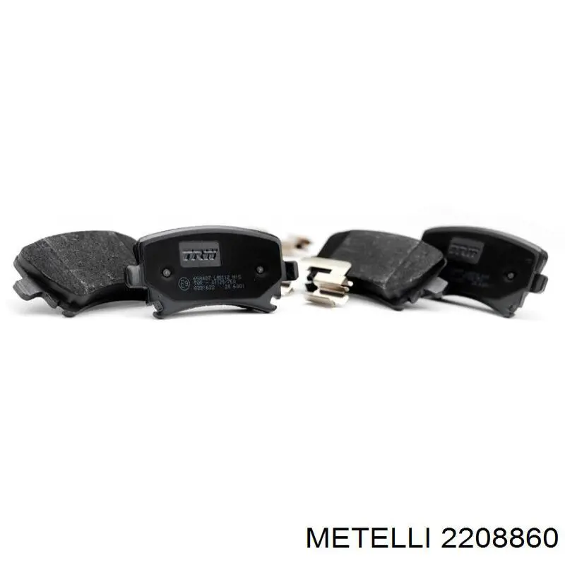 Колодки дисковые  Metelli 2208860 цена, от 19.36 USD