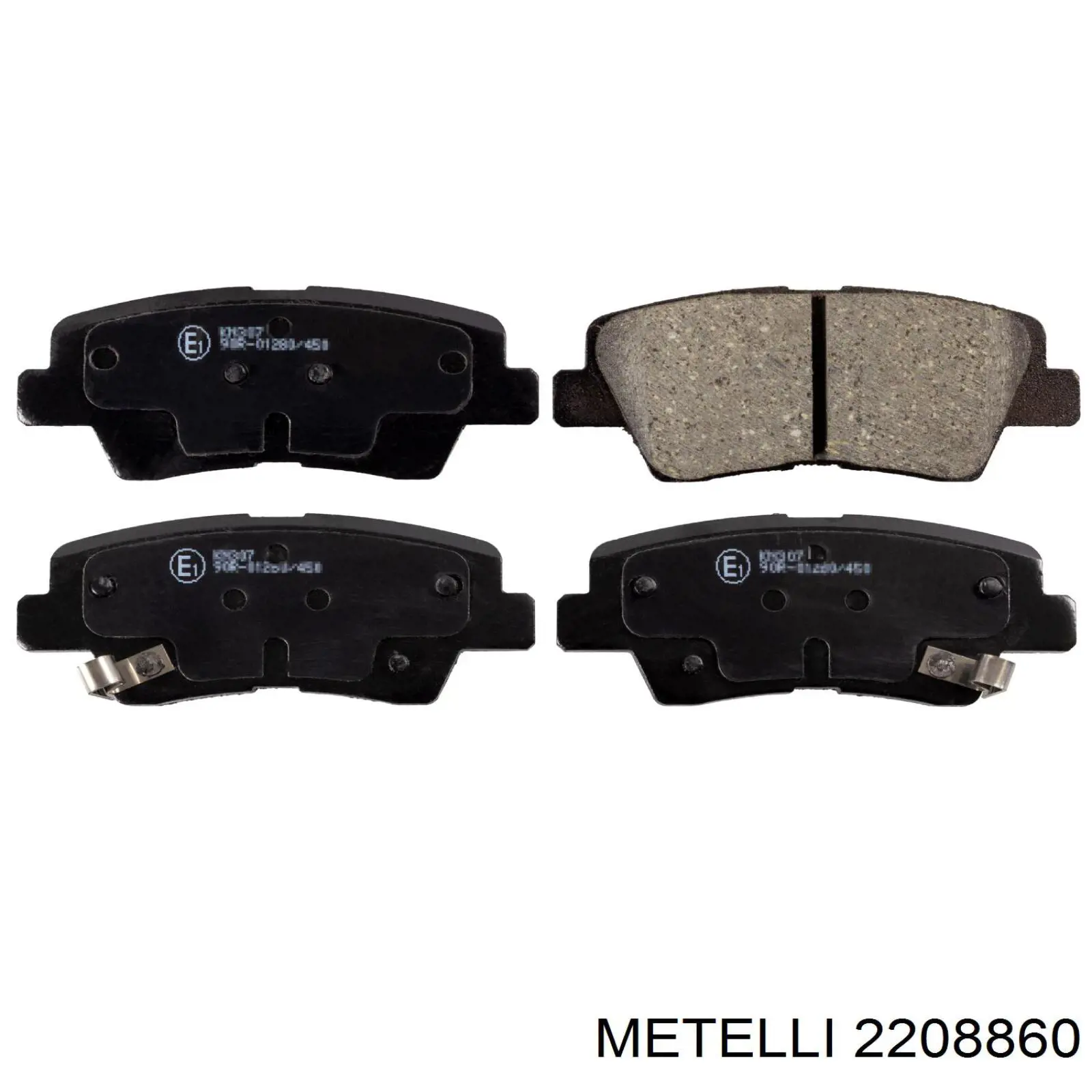Колодки дисковые  Metelli 2208860 цена, от 19.36 USD