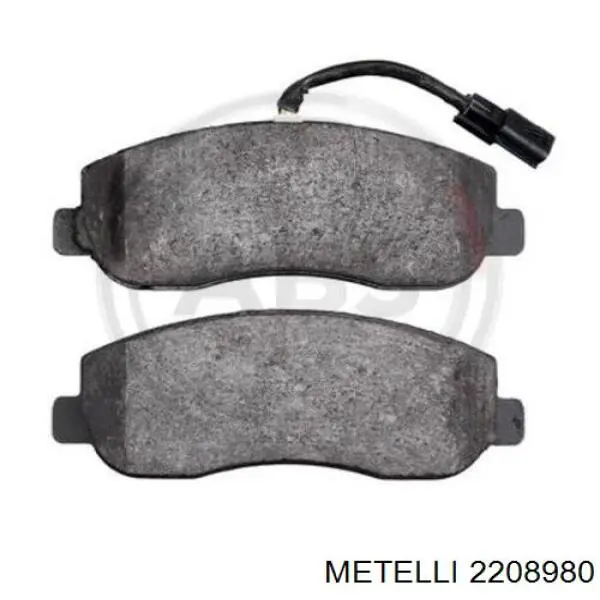 Купить 2208980 Metelli Колодки тормозные