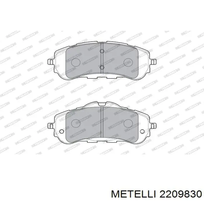 Тормозные колодки Metelli 2209830