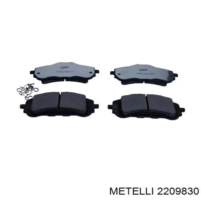 2209830 Metelli Колодки передние