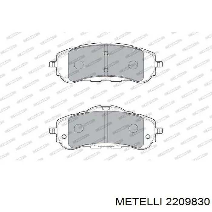 Колодки Metelli 2209830 цена, от 28.07 USD