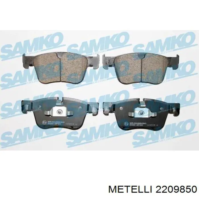 Тормозные колодки Metelli 2209850
