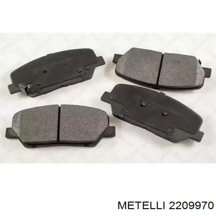Купить 2209970 Metelli Колодки тормозные