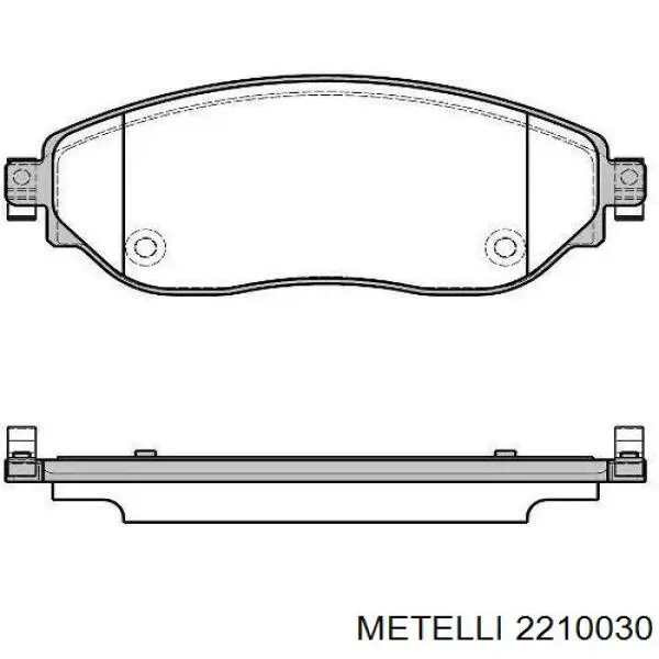 Тормозные колодки Metelli 2210030