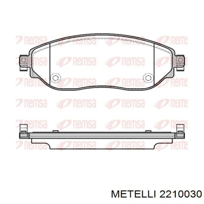 Купить 2210030 Metelli Колодки тормозные